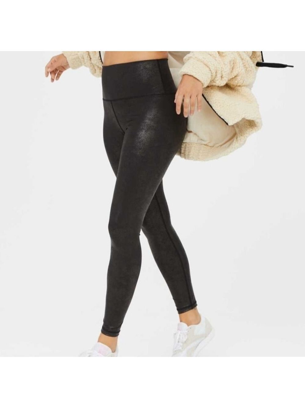OFFLINE by Aerie Black Snake Print High Waist Long Leggings